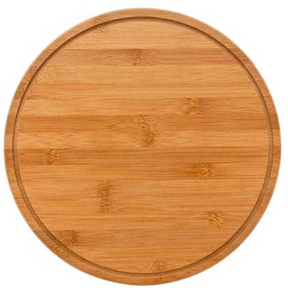 Imagem de Tábua Para Pizza 100% Bambu 35cm Redonda Supreme Welf