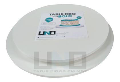 Imagem de Tabuleiro 9mm Em Mdf Branco Melamina 1-40 1-50cm Confeitaria