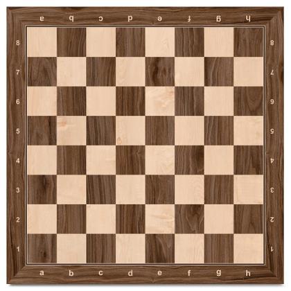 Imagem de Tabuleiro de xadrez A&A Professional Wooden 54cm Walnut & Maple