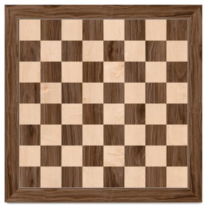 Imagem de Tabuleiro de xadrez A&A Professional Wooden 54cm Walnut & Maple