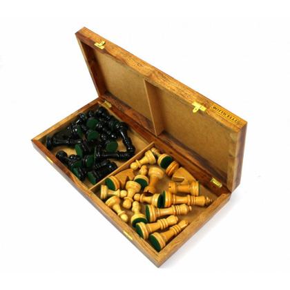 Imagem de Tabuleiro Estojo Marchetado Para Xadrez 40x40 - Botticelli