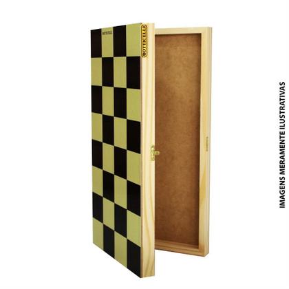 Imagem de Tabuleiro Estojo Para Xadrez 40x20x4cm - Botticelli