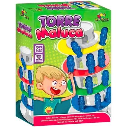 Imagem de Tabuleiro Torre Maluca Equilibre Os Turistas Brinquedo 84221 - Art Brink