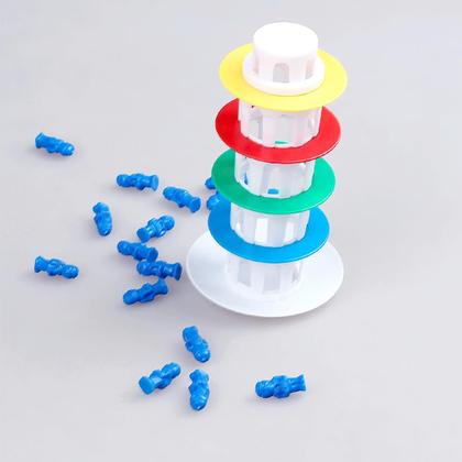 Imagem de Tabuleiro Torre Maluca Equilibre Os Turistas Brinquedo 84221 - Art Brink