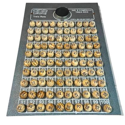 Imagem de Tabuleiros Com Bolinhas Numeradas 1A 200 Madeira 21 Mm