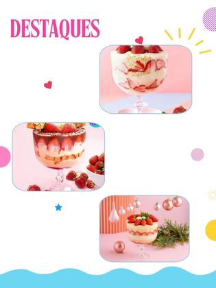 Imagem de Taça Americana 1,25L Acrílica Doces Sobremesa Decoração