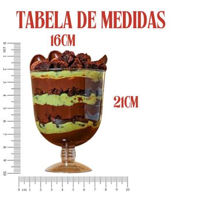 Imagem de Taça Americana Acrílico Transparente 2l Bolo Decoraçao Mesa