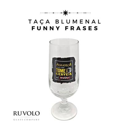 Imagem de Taça Blumenau Estampa Divertida Cerveja Funny Frases M04