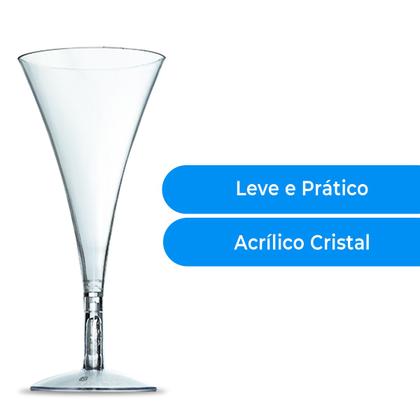Imagem de Taça Cone Sobremesa Festa 13x5,8cm Acrilico Pacote C/40 Pçs