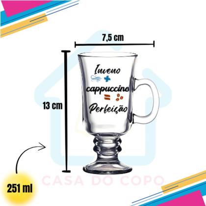 Imagem de Taça De Cafe Irish Cofee Personalizados 251ml