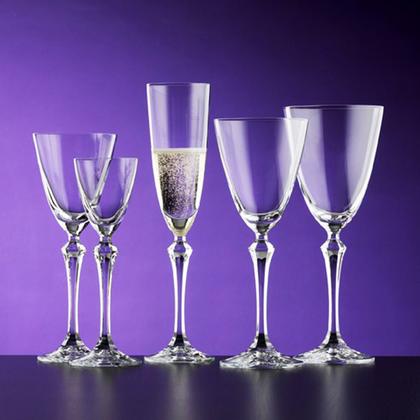 Imagem de Taça de Cristal Bohemia 350 ml Elisabeth 2 Peças