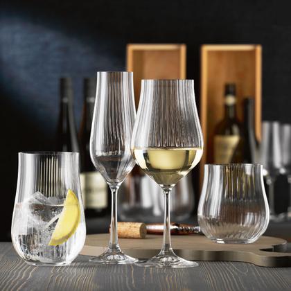 Imagem de Taça de Cristal Bohemia 450 ml Tulipa Optic 2 Peças