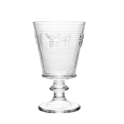 Imagem de Taça de Vidro para Água Suco Lines Butterfly Borboleta 350ml Wolff