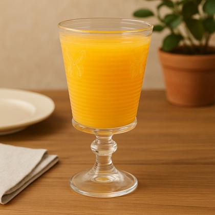 Imagem de Taça de Vidro para Água Suco Lines Butterfly Borboleta 350ml Wolff