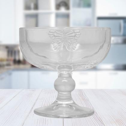 Imagem de Taça para Sobremesa com Pé de Vidro Transparente Butterfly Wolff