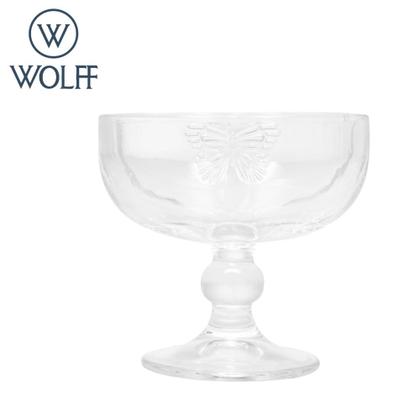 Imagem de Taça para Sobremesa com Pé de Vidro Transparente Butterfly Wolff