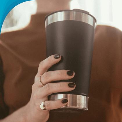 Imagem de Taça Térmica Com Tampa E Abridor De Garrafa 510ml Sortido Bom Para Cerveja Com Garantia