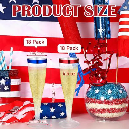 Imagem de Taças de champanhe descartáveis Jingmore 130mL (pacote com 36)