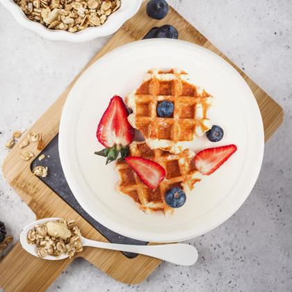 Imagem de Taças de papel Cxsel, 12 onças, descartáveis, pesadas, pacote com 200