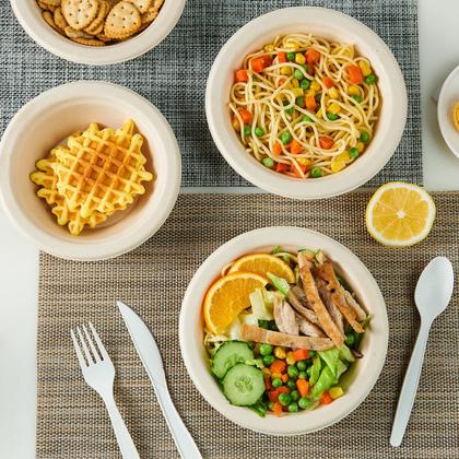 Imagem de Taças de papel descartáveis EcoLipak 12 onças, pacote 150, compostáveis