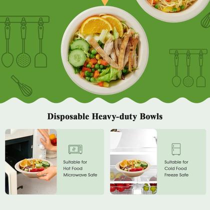 Imagem de Taças de papel descartáveis EcoLipak 12 onças, pacote 150, compostáveis