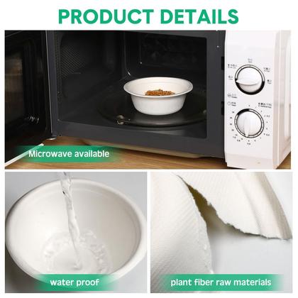 Imagem de Taças de papel descartáveis Potchen 350 ml brancas, pacote com 300