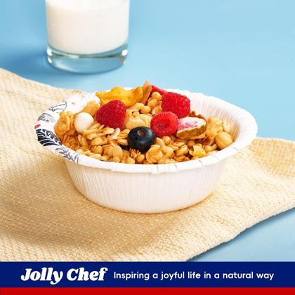 Imagem de Taças de papel JOLLY CHEF 16 onças, 156 unidades, Heavy Duty Leaf Floral