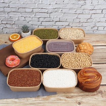 Imagem de Taças de papel Kraft descartáveis JAYEEY 650 ml com tampas, pacote com 50