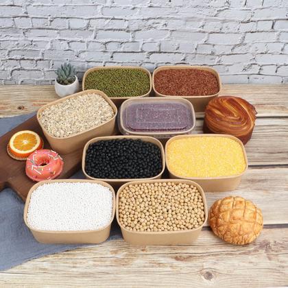 Imagem de Taças de papel Kraft descartáveis JAYEEY 800mL com tampas, pacote com 50