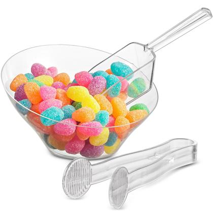 Imagem de Taças de sobremesa JoyServe de plástico transparente 180 ml (16 unidades) com colheres