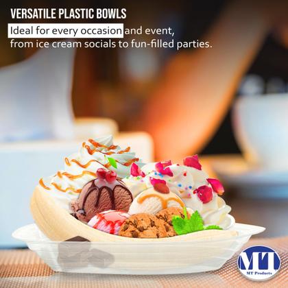 Imagem de Taças de sorvete para sundae MT Products Plástico transparente 350mL x30