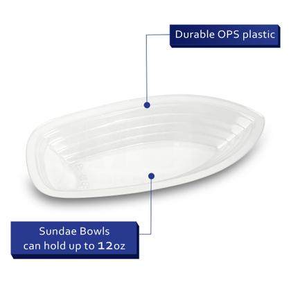 Imagem de Taças de sorvete para sundae MT Products Plástico transparente 350mL x30