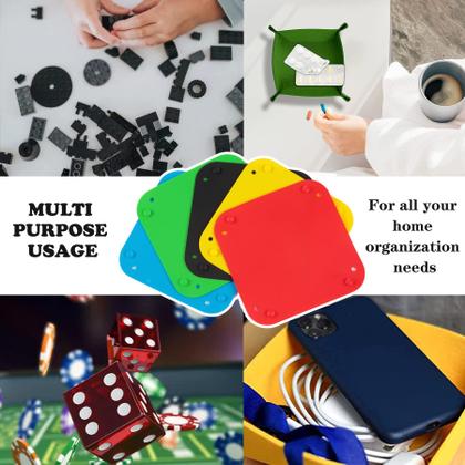 Imagem de Taças dobráveis para armazenamento de jogos de tabuleiro GAMELAND, pacote com 5