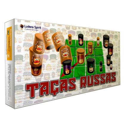 Imagem de Taças Russas Ludens Estratégia Memória Jogo Infantil Adulto