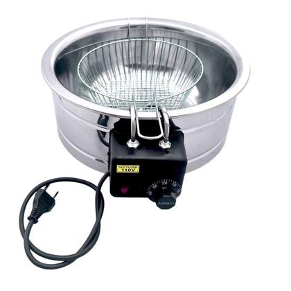 Imagem de Tacho Aço Inox Fritadeira Industrial Elétrica 4 Litros 127V