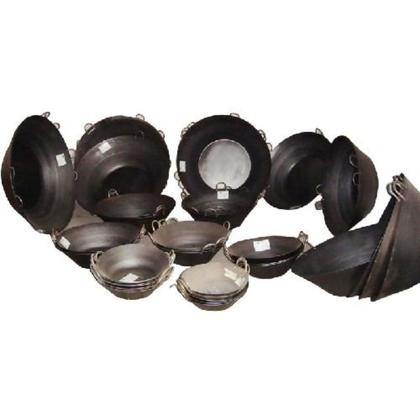 Imagem de Tacho Beira Alta Preto Aço Carbono 80 Litros 91,5cm Diâmetro