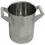 Imagem de Tacho com tampa e 2 alça em aço inoxidável AISI 304