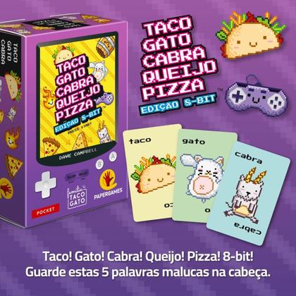 Imagem de Taco Gato Cabra Queijo Pizza: Edição 8-Bit Papergames