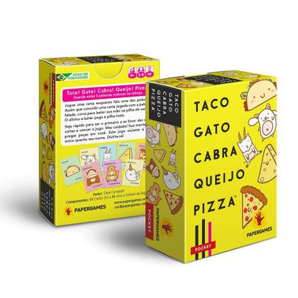 Imagem de Taco Gato Cabra Queijo Pizza - Jogo de Cartas - Papergames