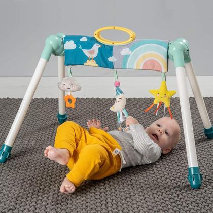 Taf Toys Mini Moon Take-to-Play Baby Activity Gym Newborn All Time Entertainment, Double Sided for 2 Developmental Stages, Foldable, Easy Storage and Mobility, Perfect to Use with Bouncers. Imagem de Taf Toys Mini Moon Take-to-Play Baby Activity Gym Newborn All Time Entertainment, Double Sided for 2 Developmental Stages, Foldable, Easy Storage and Mobility, Perfect to Use with Bouncers.