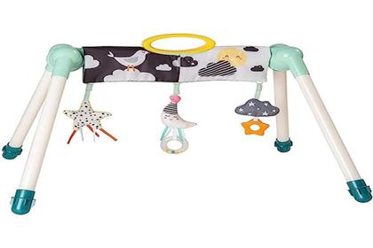 Taf Toys Mini Moon Take-to-Play Baby Activity Gym Newborn All Time Entertainment, Double Sided for 2 Developmental Stages, Foldable, Easy Storage and Mobility, Perfect to Use with Bouncers. Imagem de Taf Toys Mini Moon Take-to-Play Baby Activity Gym Newborn All Time Entertainment, Double Sided for 2 Developmental Stages, Foldable, Easy Storage and Mobility, Perfect to Use with Bouncers.