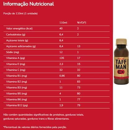 Imagem de Taffman Ex Suplemento De Vitaminas Yakult Sem Gluten Com 60 Un