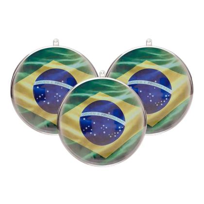 Imagem de Tag Brasil Copa Do Mundo P Esfera Acrílica 7cm 10 Unidades