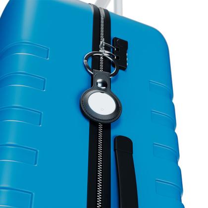 Imagem de Tag Rastreador De Objetos Pets Malas Gps Faaftag + Chaveiro Couro Caramelo - Faaftech