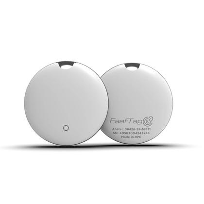 Imagem de Tag Rastreador de Objetos Pets Malas GPS Faaftag + Chaveiro Preto 