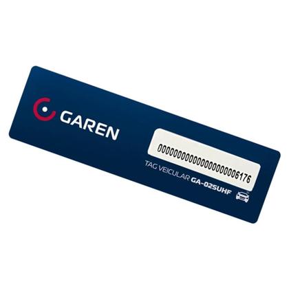 Imagem de Tag veicular para controle de acesso 25uhf azul garen