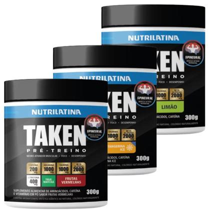 Imagem de Taken Nutrilatina Pré-Workout Pré Treino Cafeína 300g