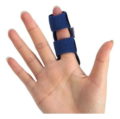 Imagem de Tala De Dedo Proteção Fraturas Dor Lesão Ajustável
