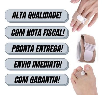 Imagem de Tala Para Dedo Quebrado Gatilho Martelo Ortopédica Pé E Mão