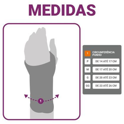 Imagem de Tala para tendinite com polegar  mão esquerda